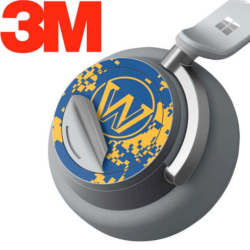NBA Golden State Warriors Digi Camo Surface Headphones Skin